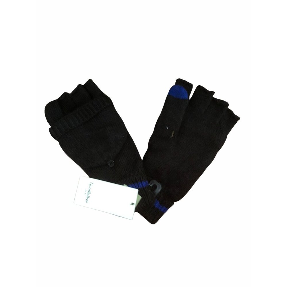 Mens Fold Over Mitten Goodfellow‎ & Co Black Convertible Gloves